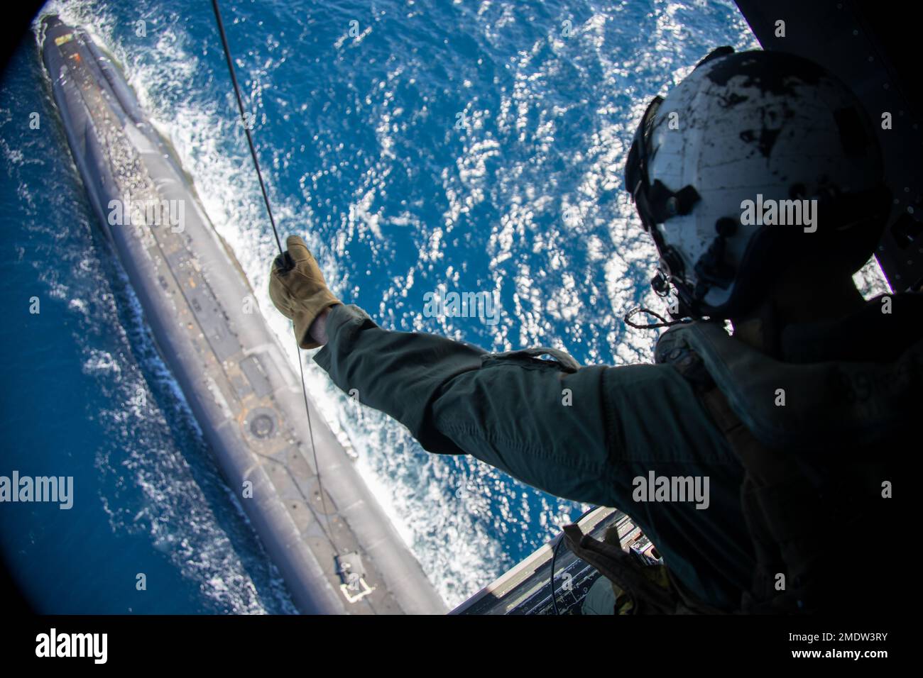 U.S. Marine Corps Cpl. Colton Davis, a crew chief with Marine Medium ...