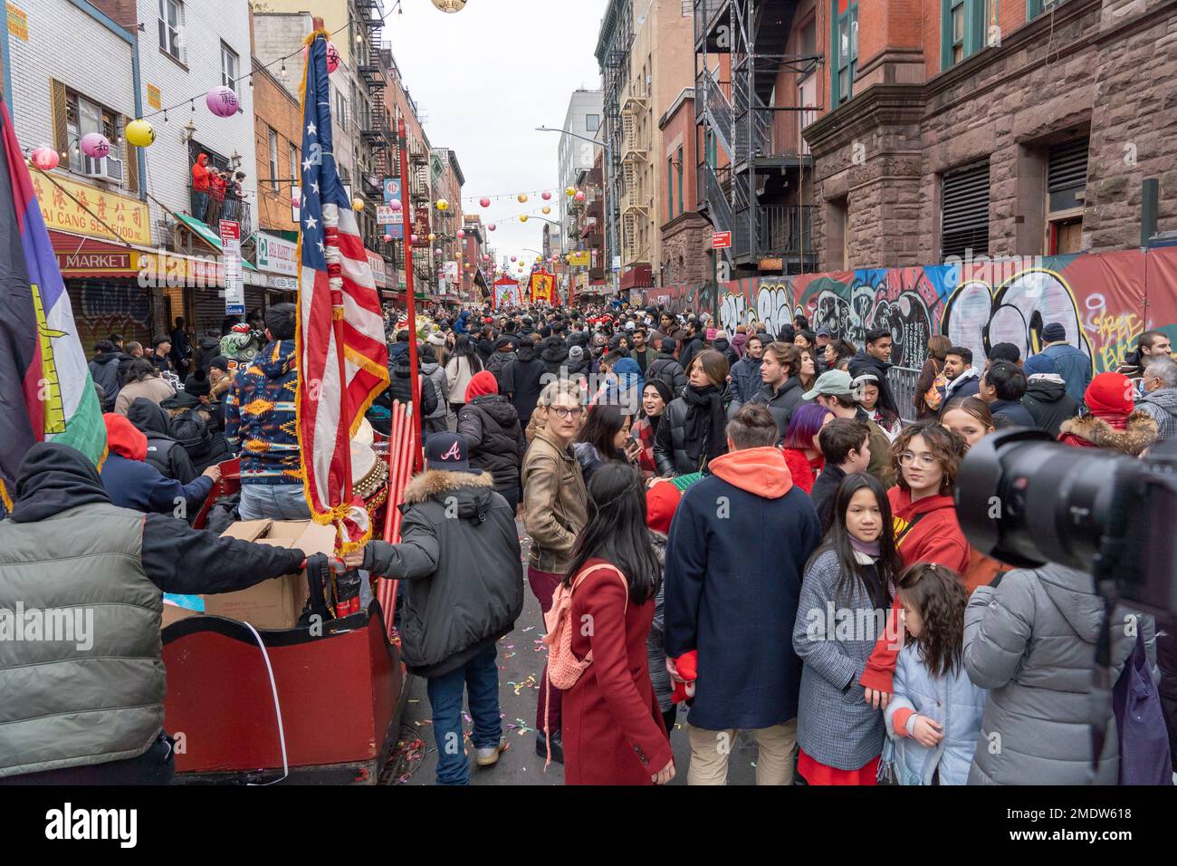 Thousands of revelers fill the streets of Chinatown during the ...