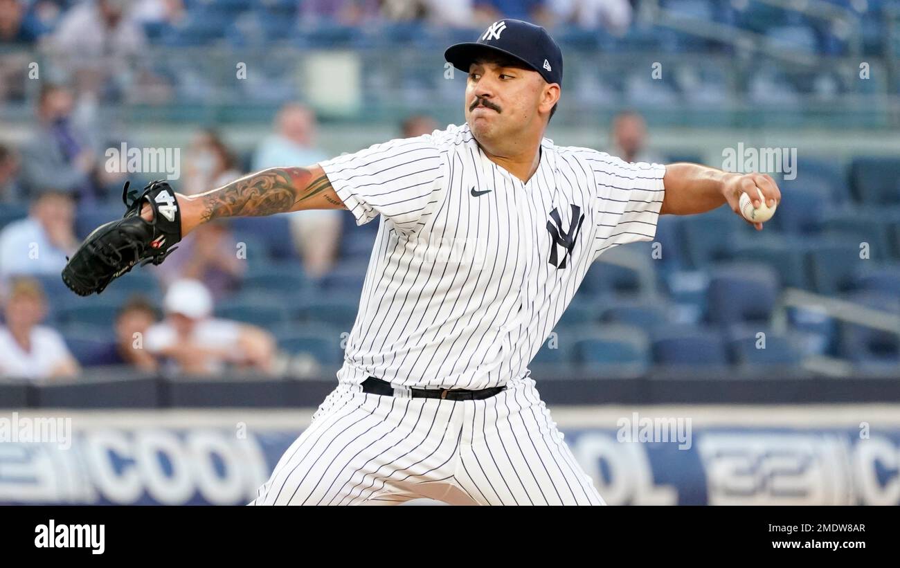 New York Yankees pitcher Nestor Cortes da the Seattle Mariners in the