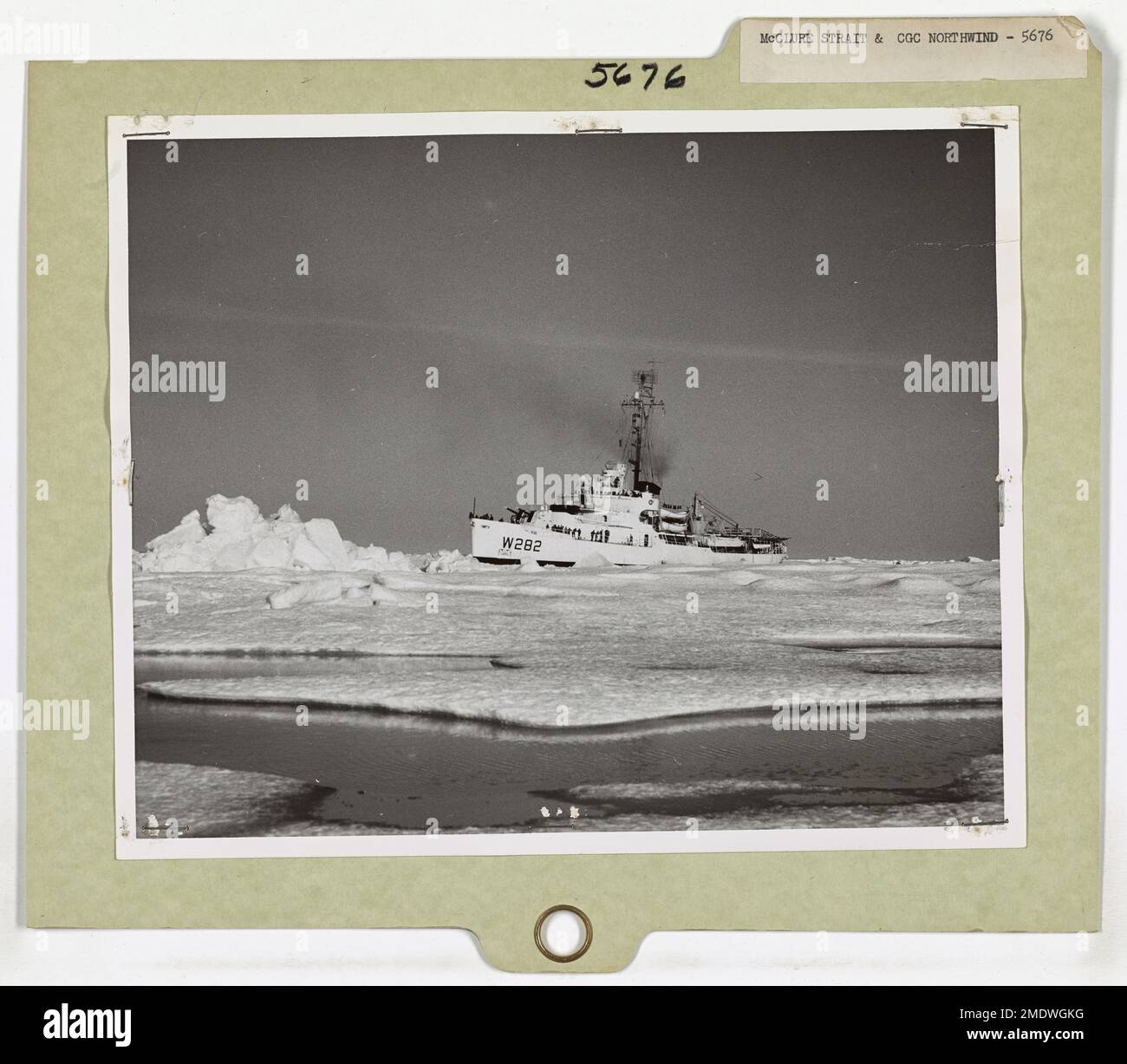 McClure Strait and CGC Northwind. 13 August 1954 The USCGC Northwind