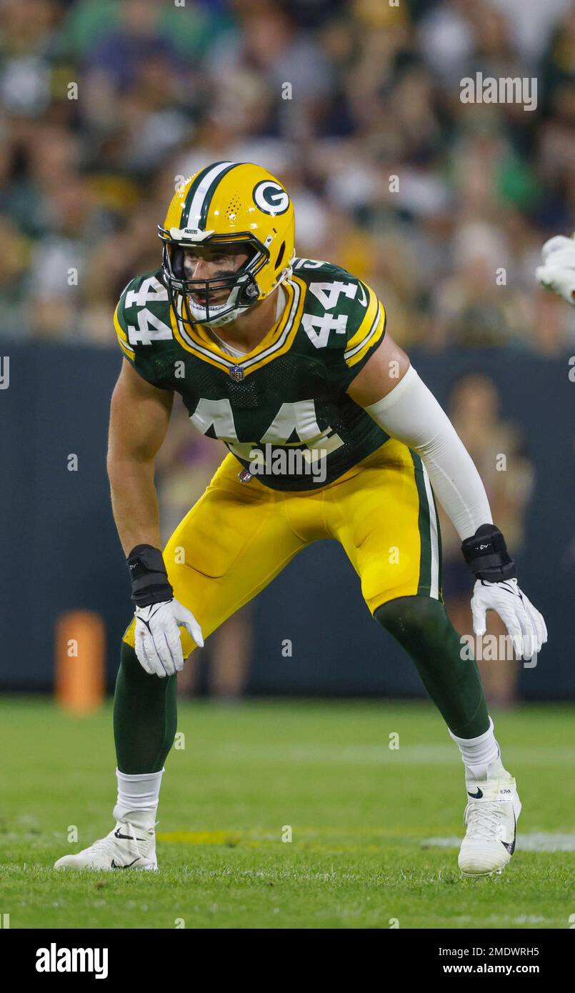 Green Bay Packers linebacker Ty Summers (44) in action during the Green