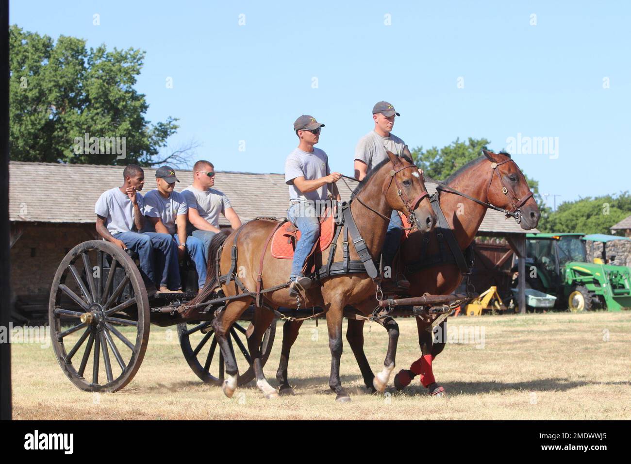 The Soldiers of the Field Artillery Half Section include Sgt. Devin Dew
