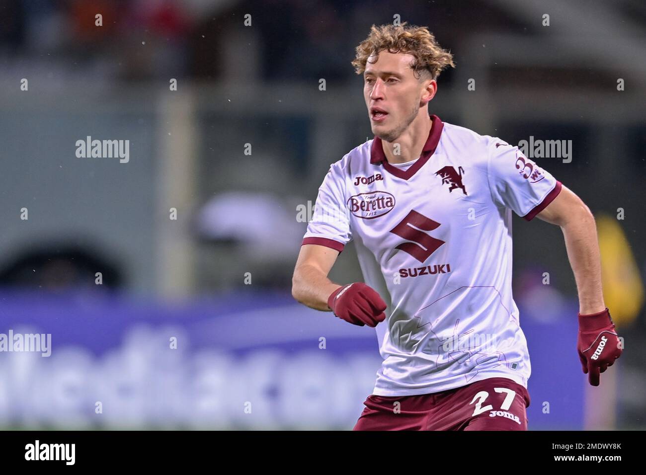 Artemio Franchi stadium, Florence, Italy, January 21, 2023, ACF Fiorentina  team line-up during ACF Fiorentina vs Torino FC - italian soccer Serie A  Stock Photo - Alamy