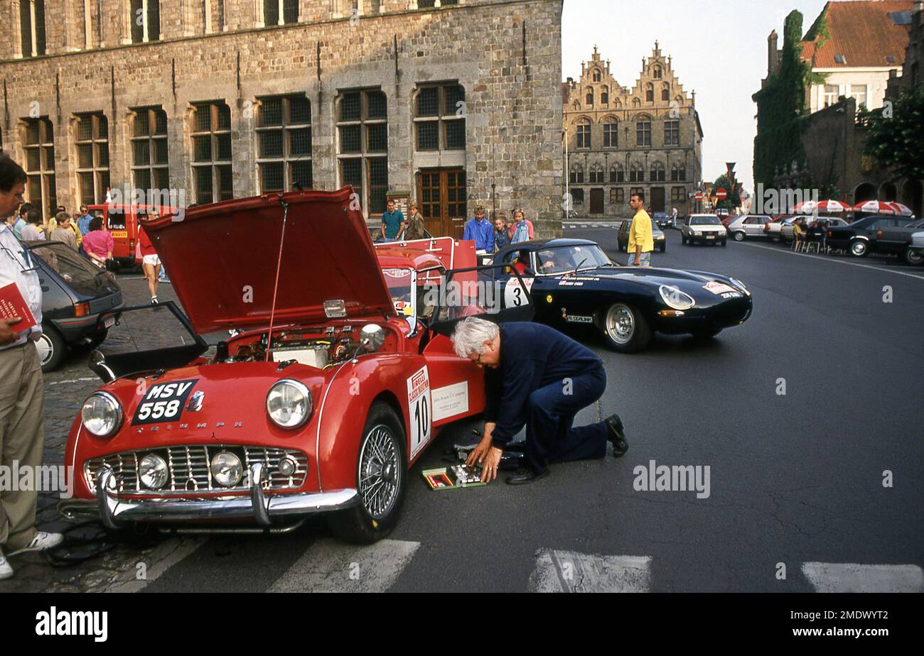 1990 Pirelli Classic Marathon Rally Stock Photo Alamy