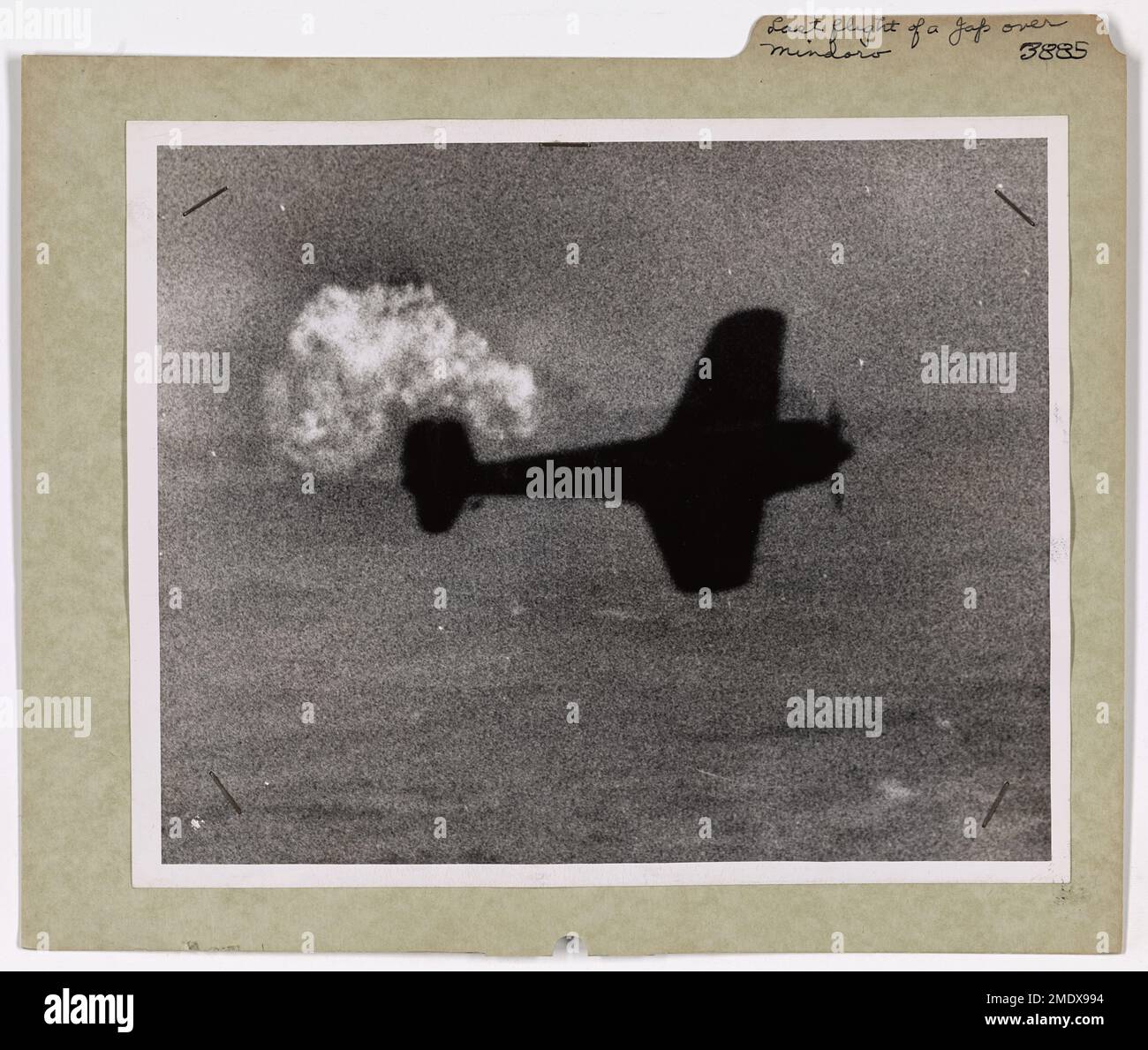 A Japanese plane is shot down by a Coast Guard-manned LST off Mindoro ...