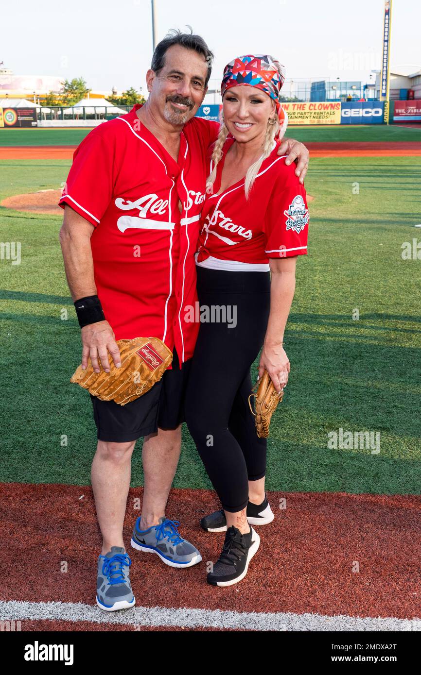 Joe Benigno and Margaret Josephs pose at the Battle for Brooklyn