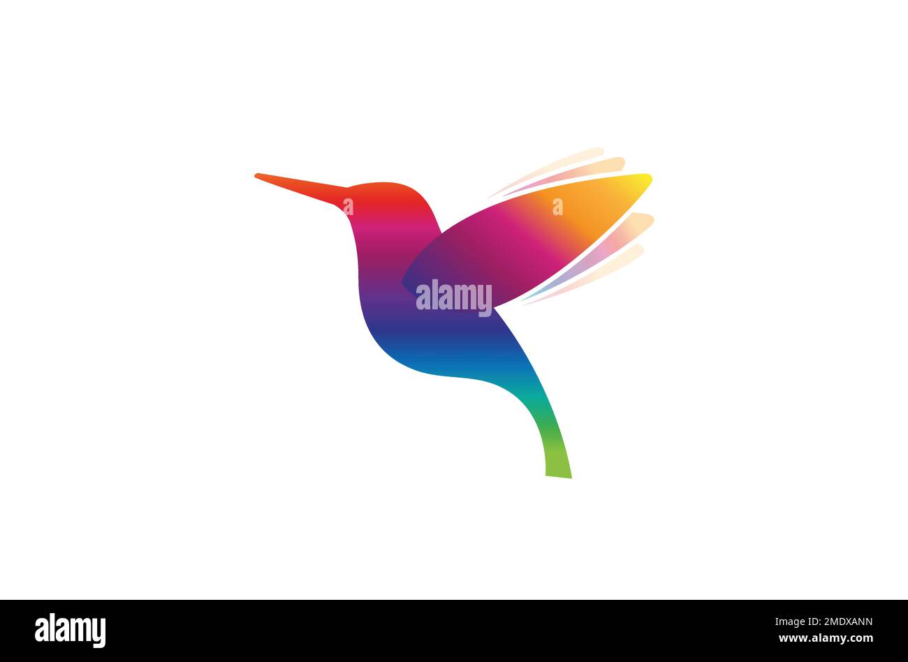 Hummingbird Abstract Logo