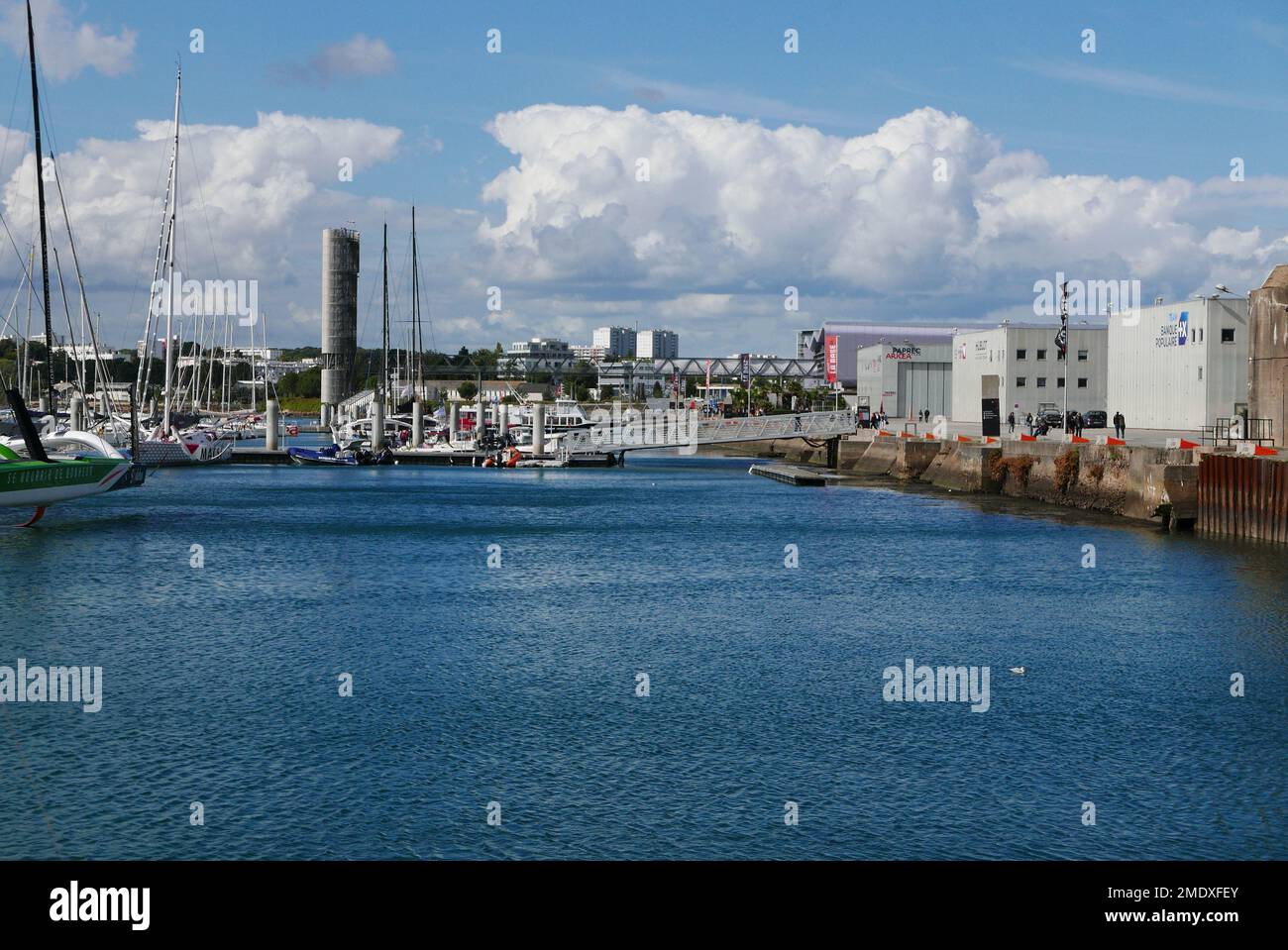 Lorient marina, Morbihan, Bretagne, Brittany, France, Europe Stock Photo