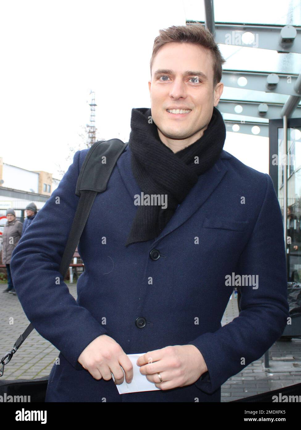 Constantin Schreiber bei der Ankunft zur Aufzeichnung der ARD-Spielshow