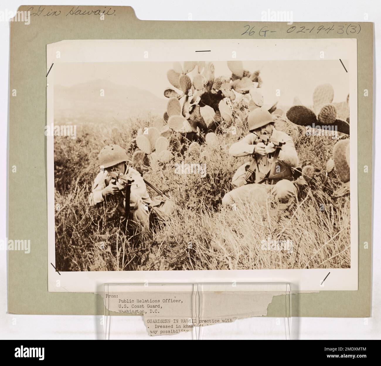 U.S. Coast Guardsmen In Hawaii. U.S. Coast Guardsmen in Hawaii practice