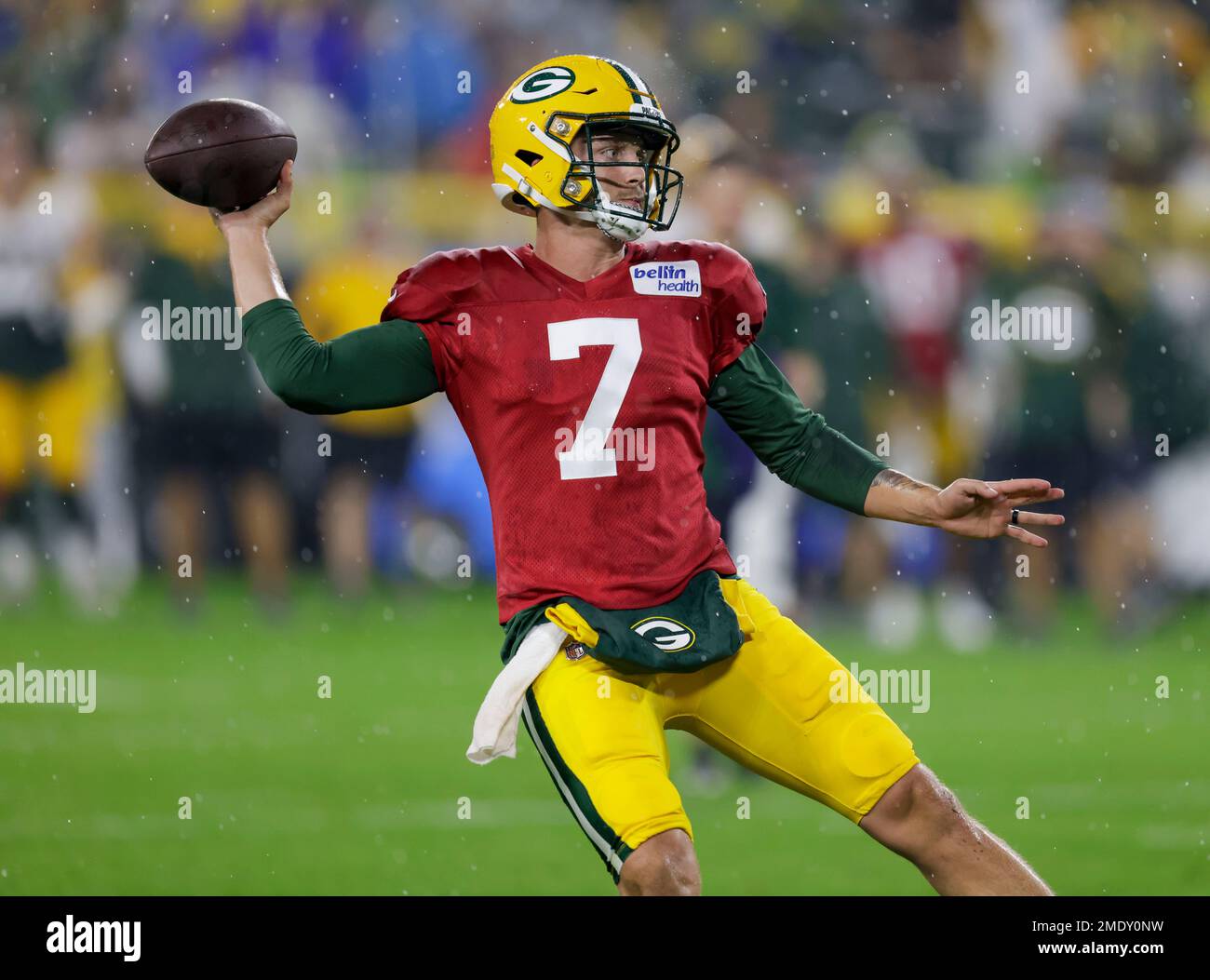 Green Bay Packers' quarterback Kurt Benkert during NFL football