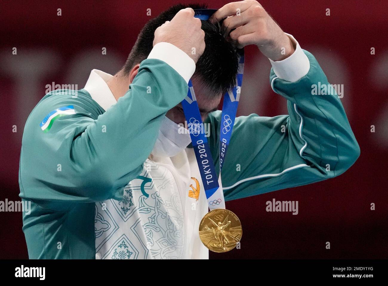 Gold medal winner Uzbekistan