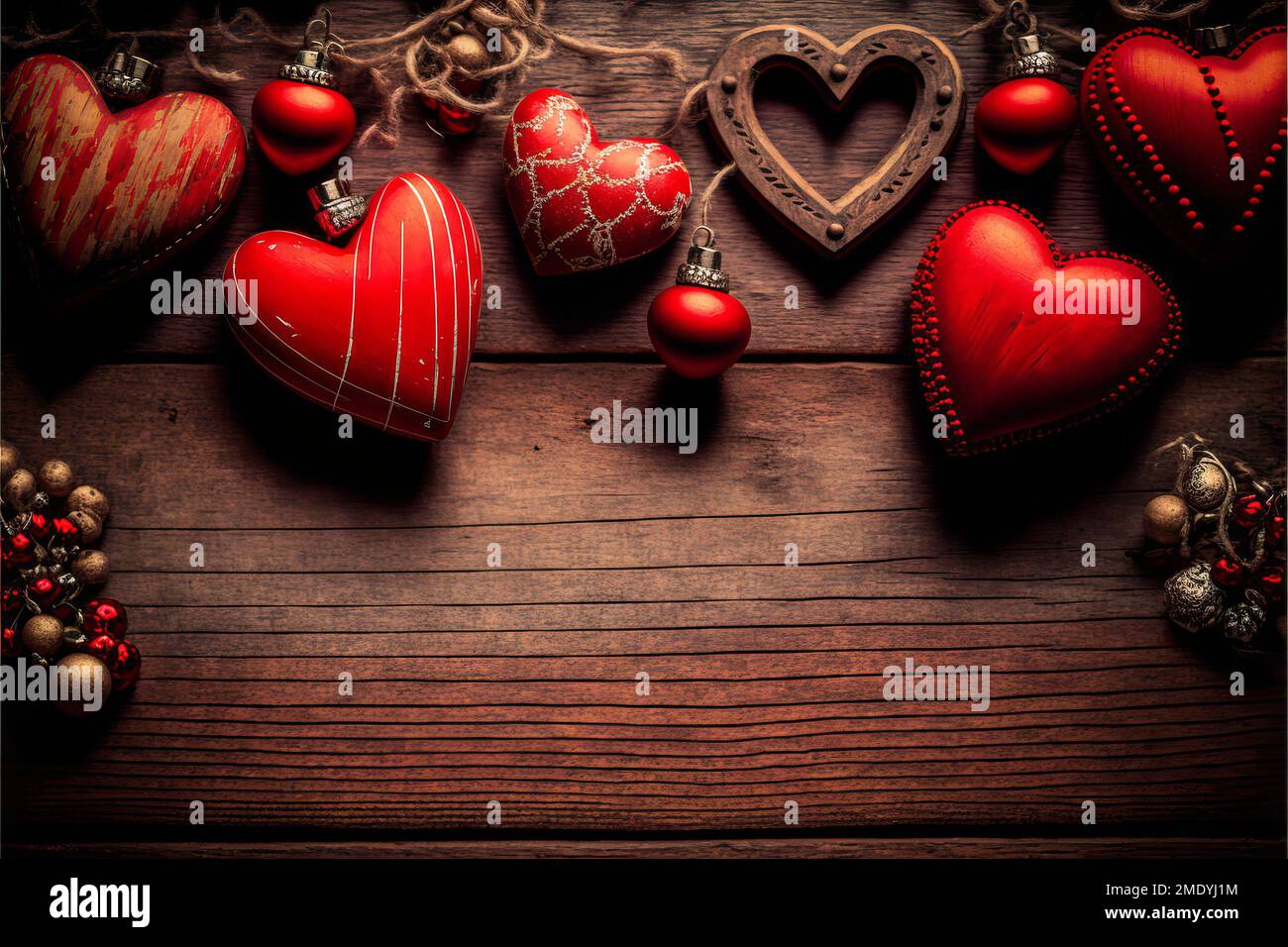 Valentine's Day, hearts, love, decorations, red, pink, romantic