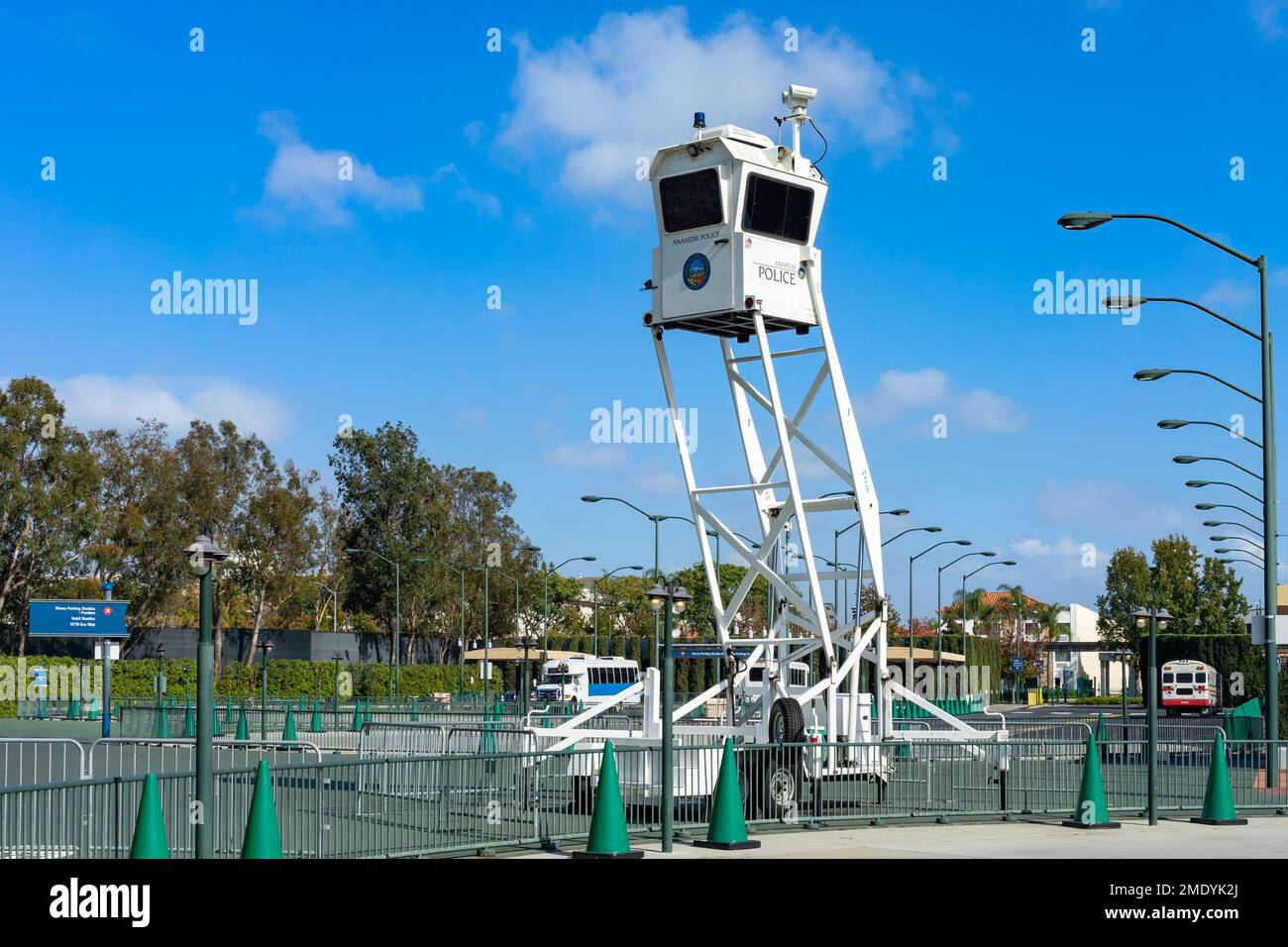 Anaheim, CA, USA November 1, 2022 Anaheim Police Department using an