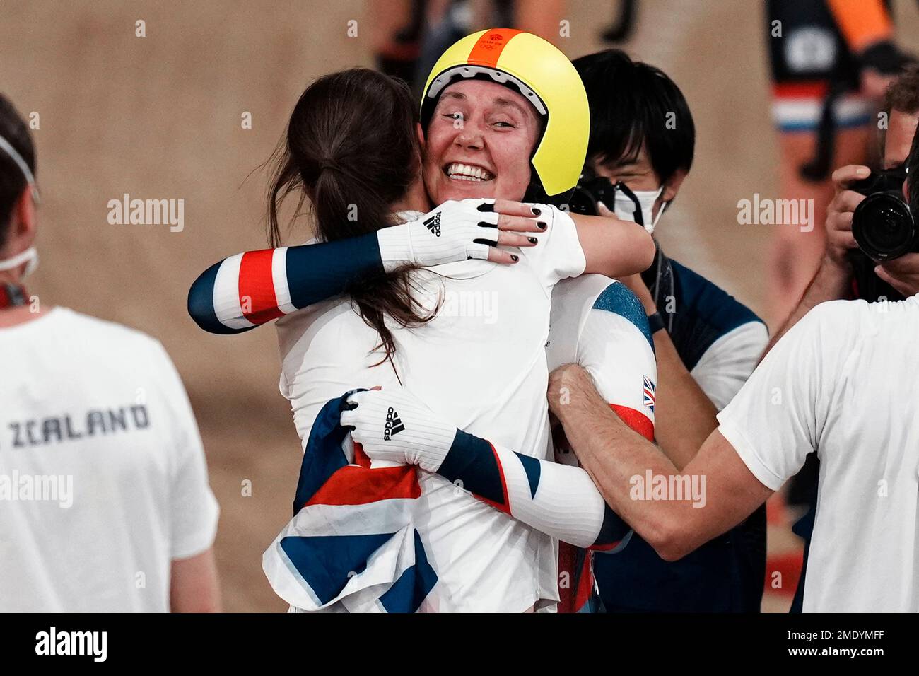 Kate Archibald of Team Britain celebrates after winning the gold medal ...