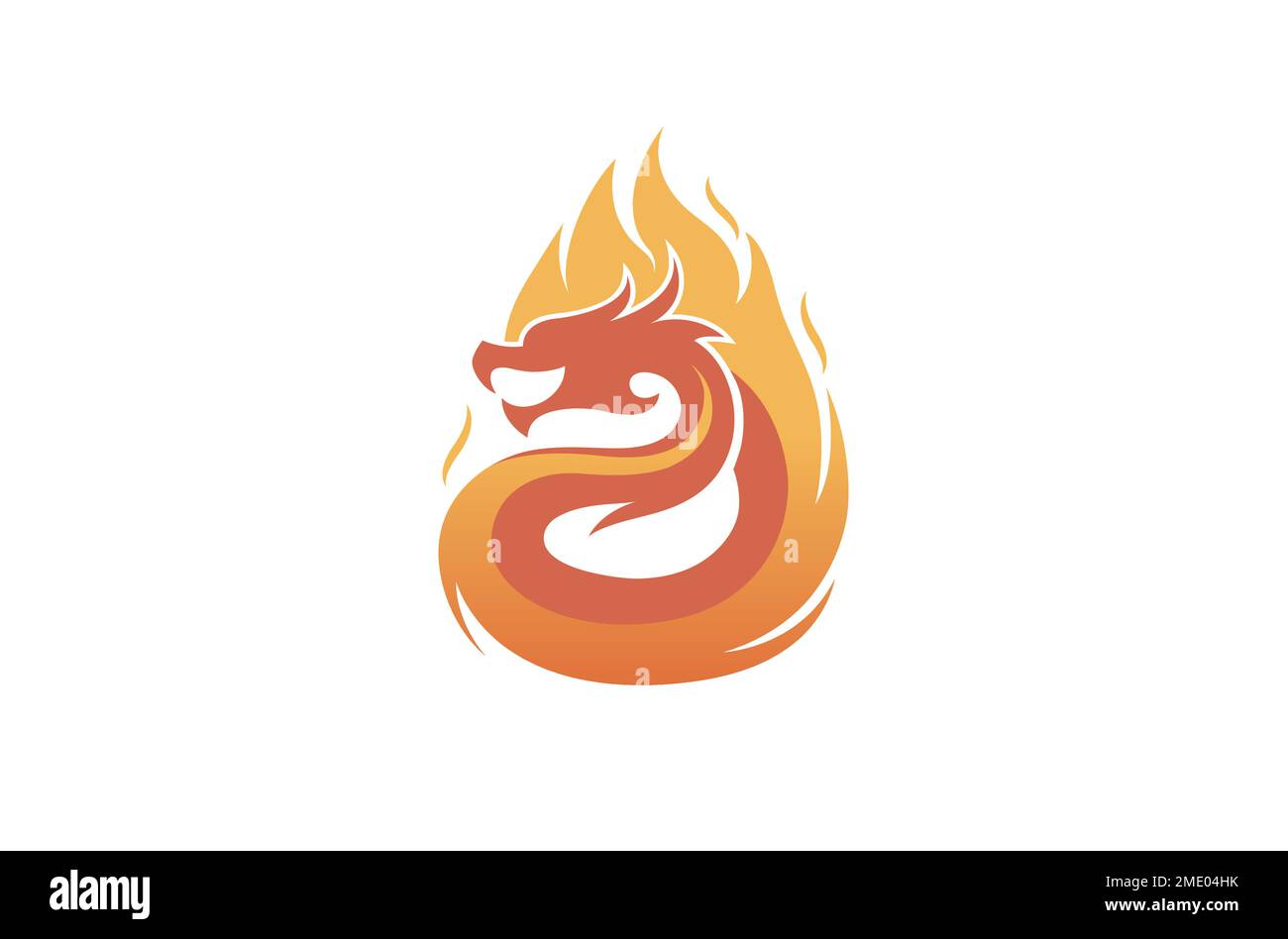 red dragon flame fire logo design vector icon symbol Design ...