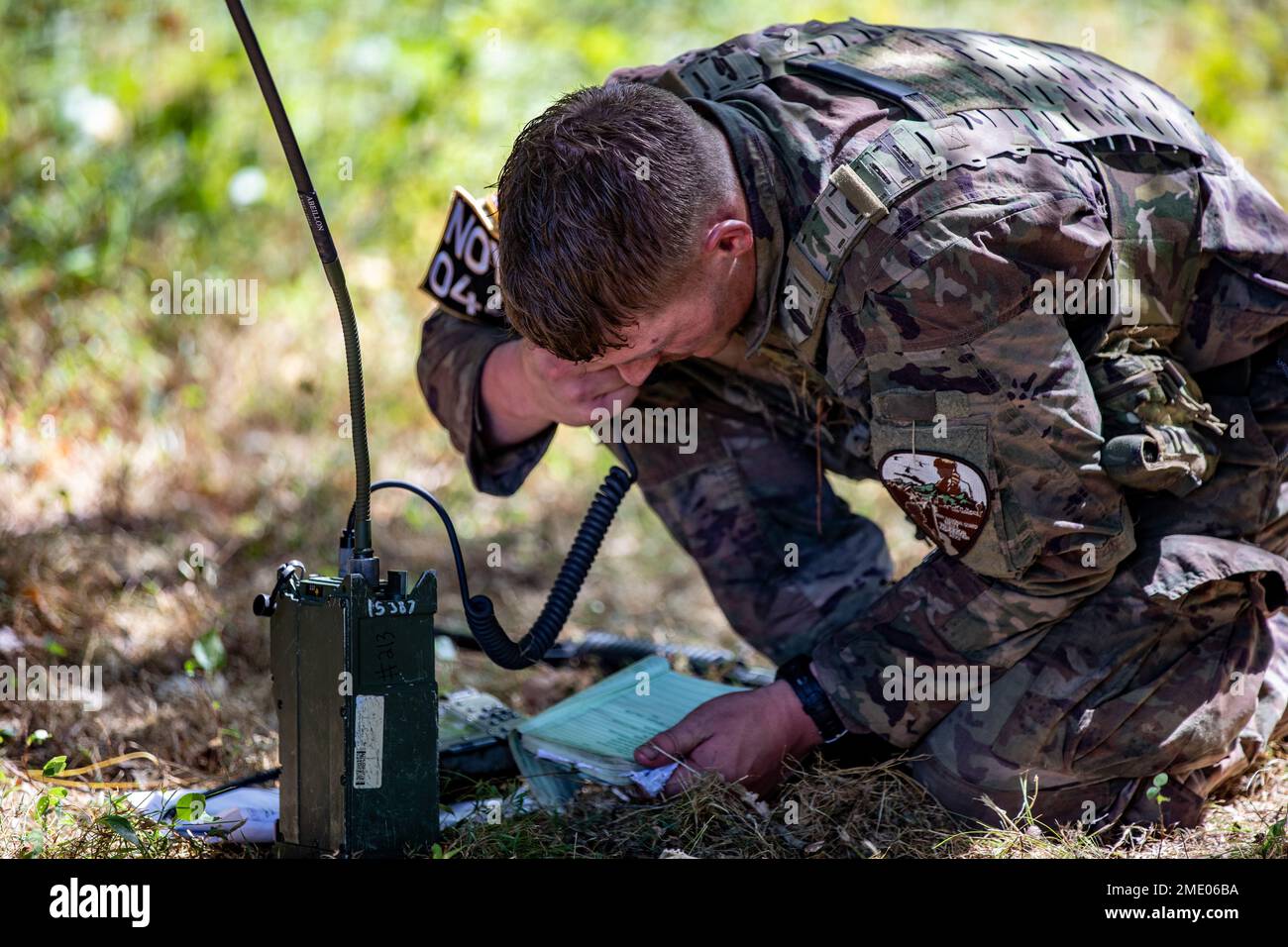 Sgt. Tyler Holloway of the 115th Field Artillery Brigade in the Wyoming ...