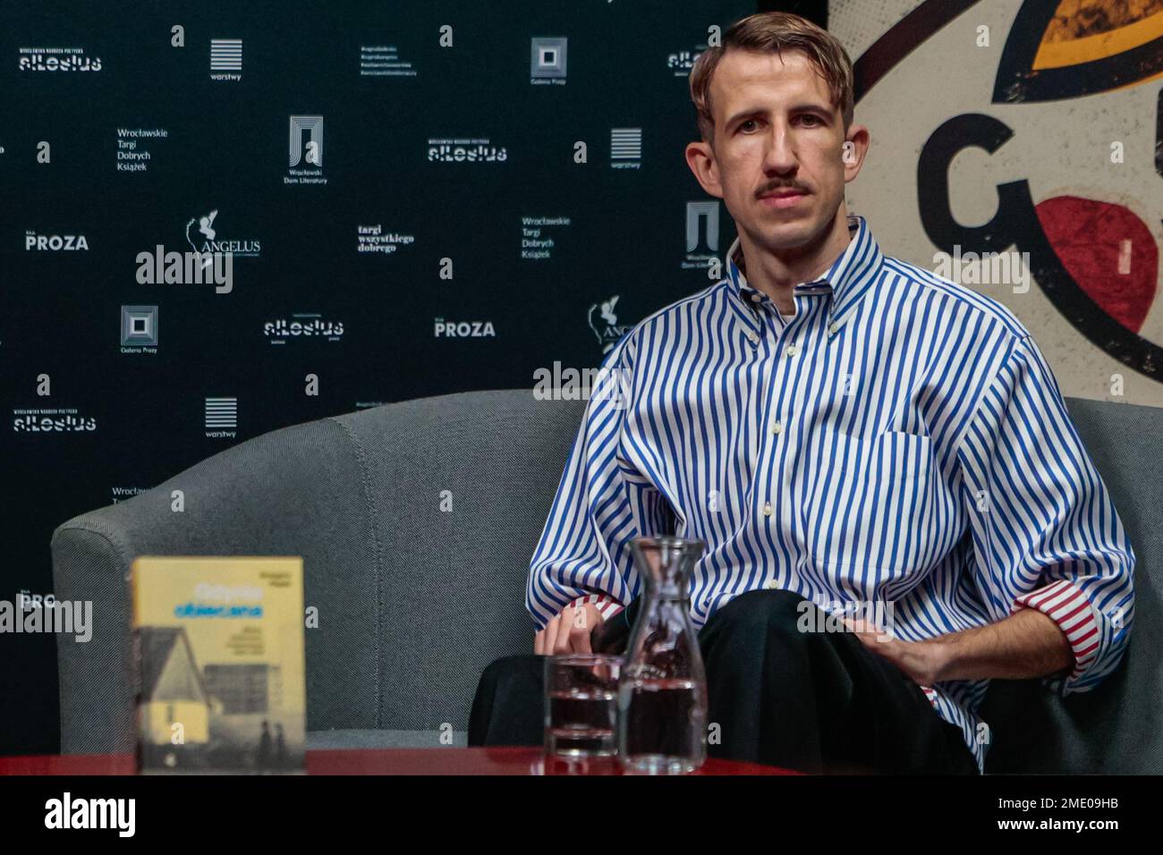 Wroclaw, Poland. 22nd Jan, 2023. On January 22, 2023, Grzegorz Piatek, the winner of Polityka's passport, met with readers in Wroclaw. On January 17, Grzegorz Piatek received the ''Polityka'' Passport in the Literature category for his book Promised Gdynia. The city, modernism, modernization 1920-1939''. (Photo by Krzysztof Zatycki/NurPhoto) Credit: NurPhoto SRL/Alamy Live News Stock Photo