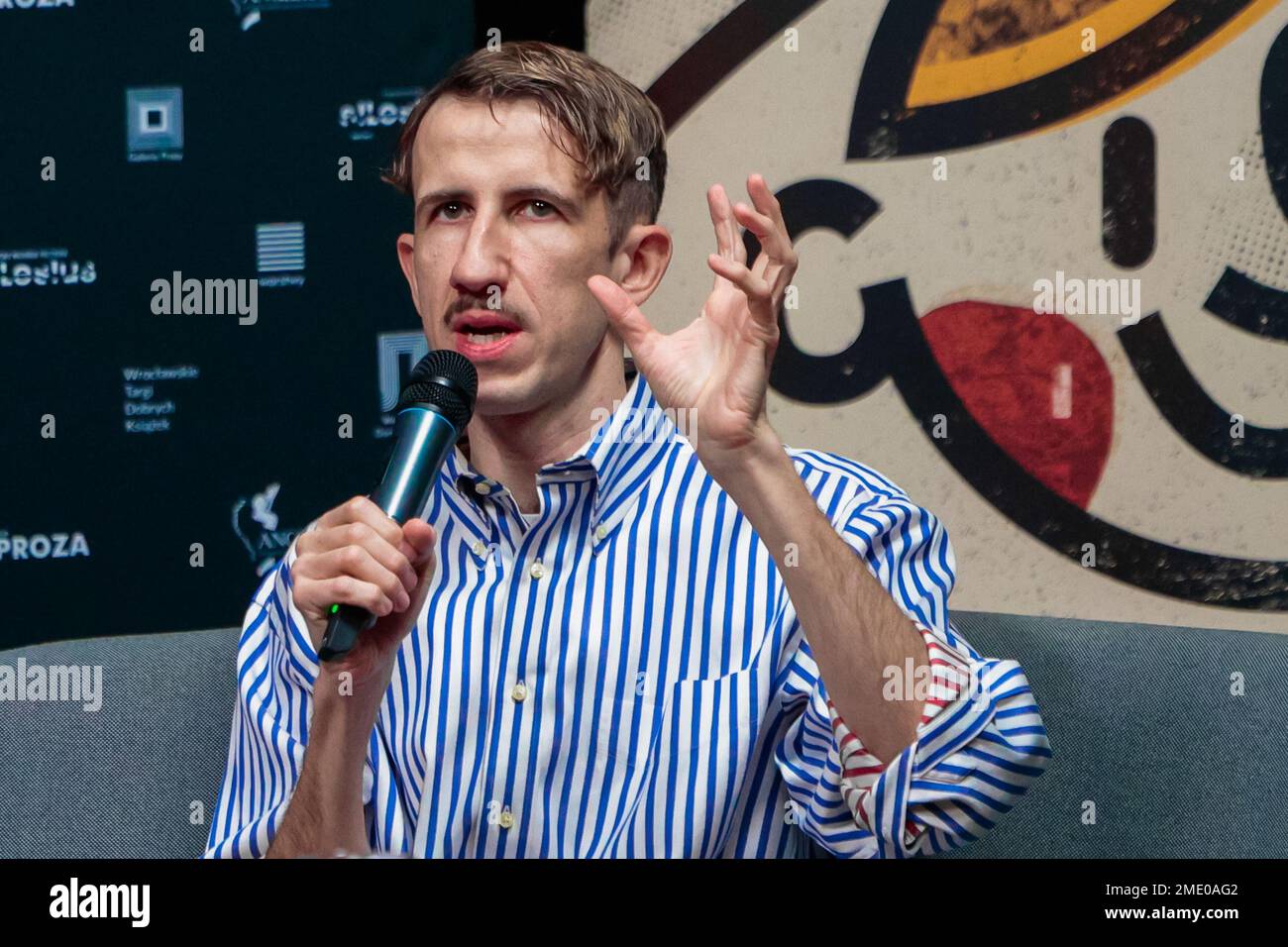 Wroclaw, Poland. 22nd Jan, 2023. On January 22, 2023, Grzegorz Piatek, the winner of Polityka's passport, met with readers in Wroclaw. On January 17, Grzegorz Piatek received the ''Polityka'' Passport in the Literature category for his book Promised Gdynia. The city, modernism, modernization 1920-1939''. (Photo by Krzysztof Zatycki/NurPhoto) Credit: NurPhoto SRL/Alamy Live News Stock Photo