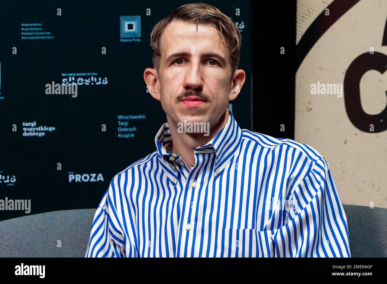 Wroclaw, Poland. 22nd Jan, 2023. On January 22, 2023, Grzegorz Piatek, the winner of Polityka's passport, met with readers in Wroclaw. On January 17, Grzegorz Piatek received the ''Polityka'' Passport in the Literature category for his book Promised Gdynia. The city, modernism, modernization 1920-1939''. (Photo by Krzysztof Zatycki/NurPhoto) Credit: NurPhoto SRL/Alamy Live News Stock Photo