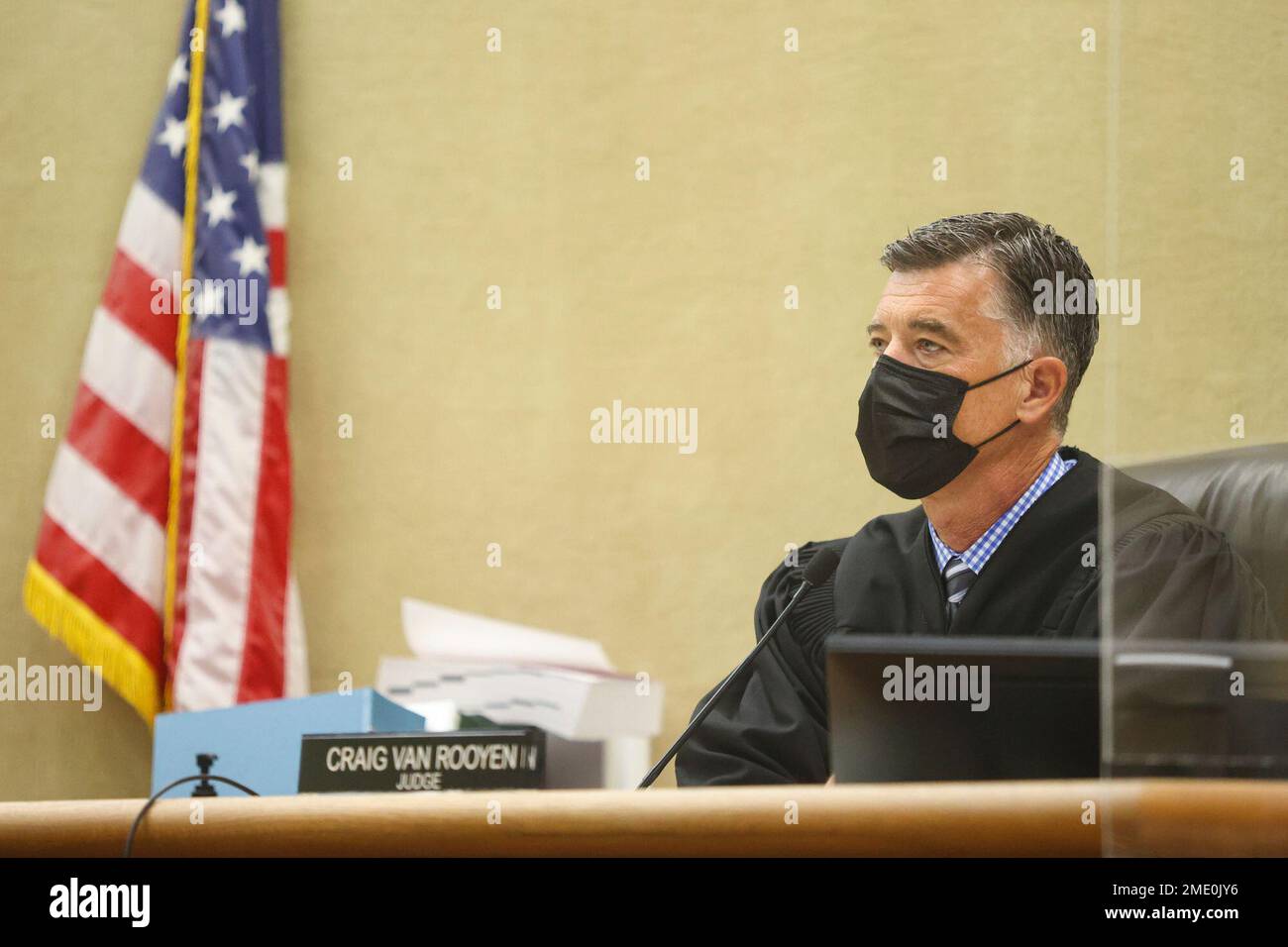 San Luis Obispo Superior Court Judge Craig van Rooyen is presiding over