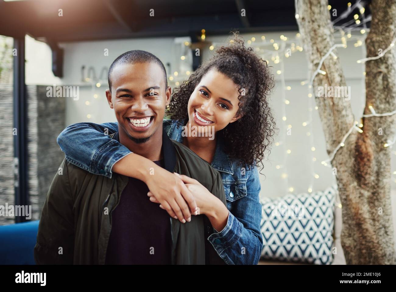 Every date night is special. a happy young couple out on a date. Stock Photo