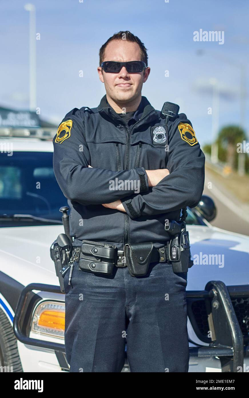 Safety is my number one concern. Full length portrait of a handsome ...