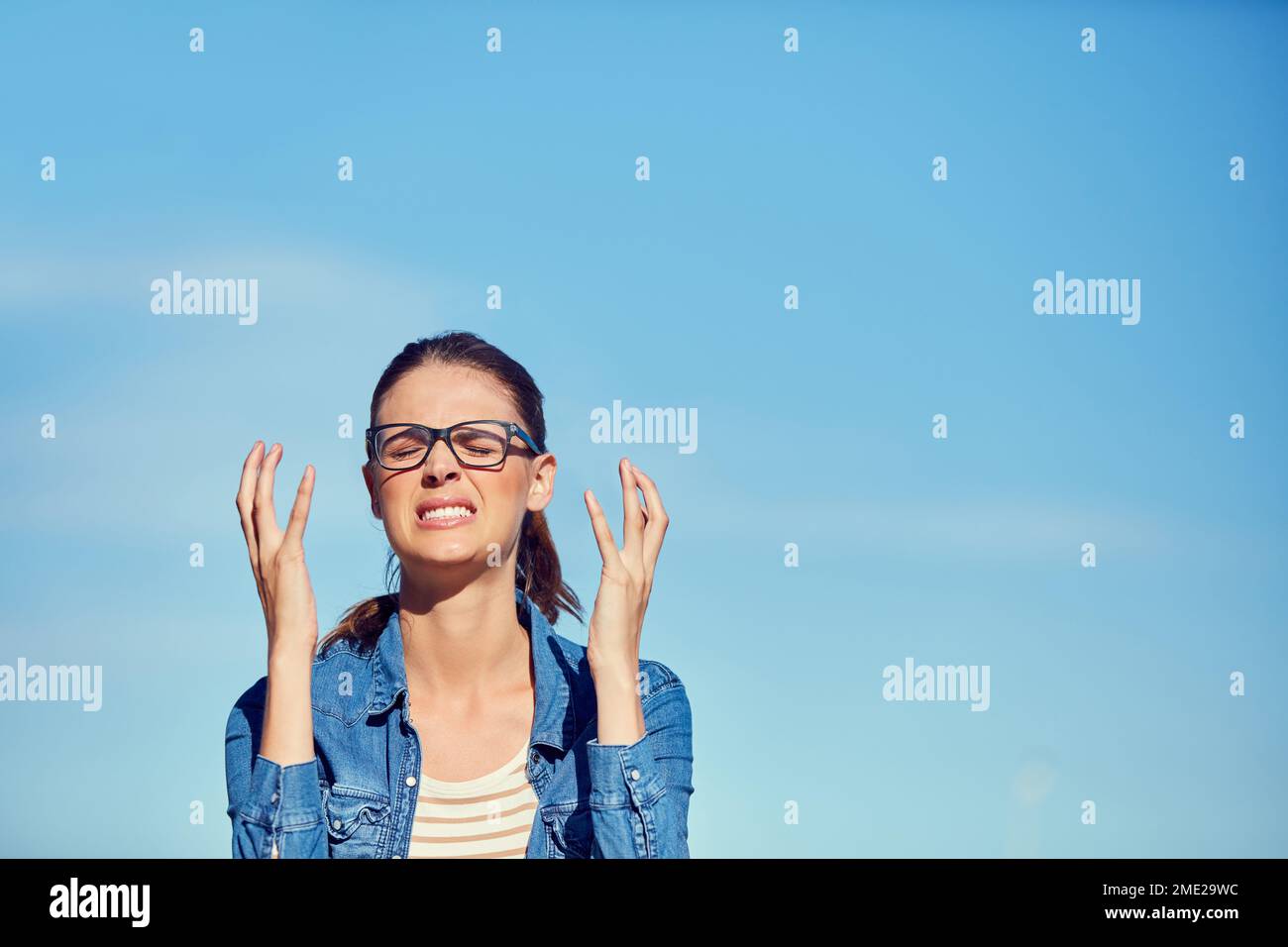 Annoyed young woman no hi-res stock photography and images - Alamy
