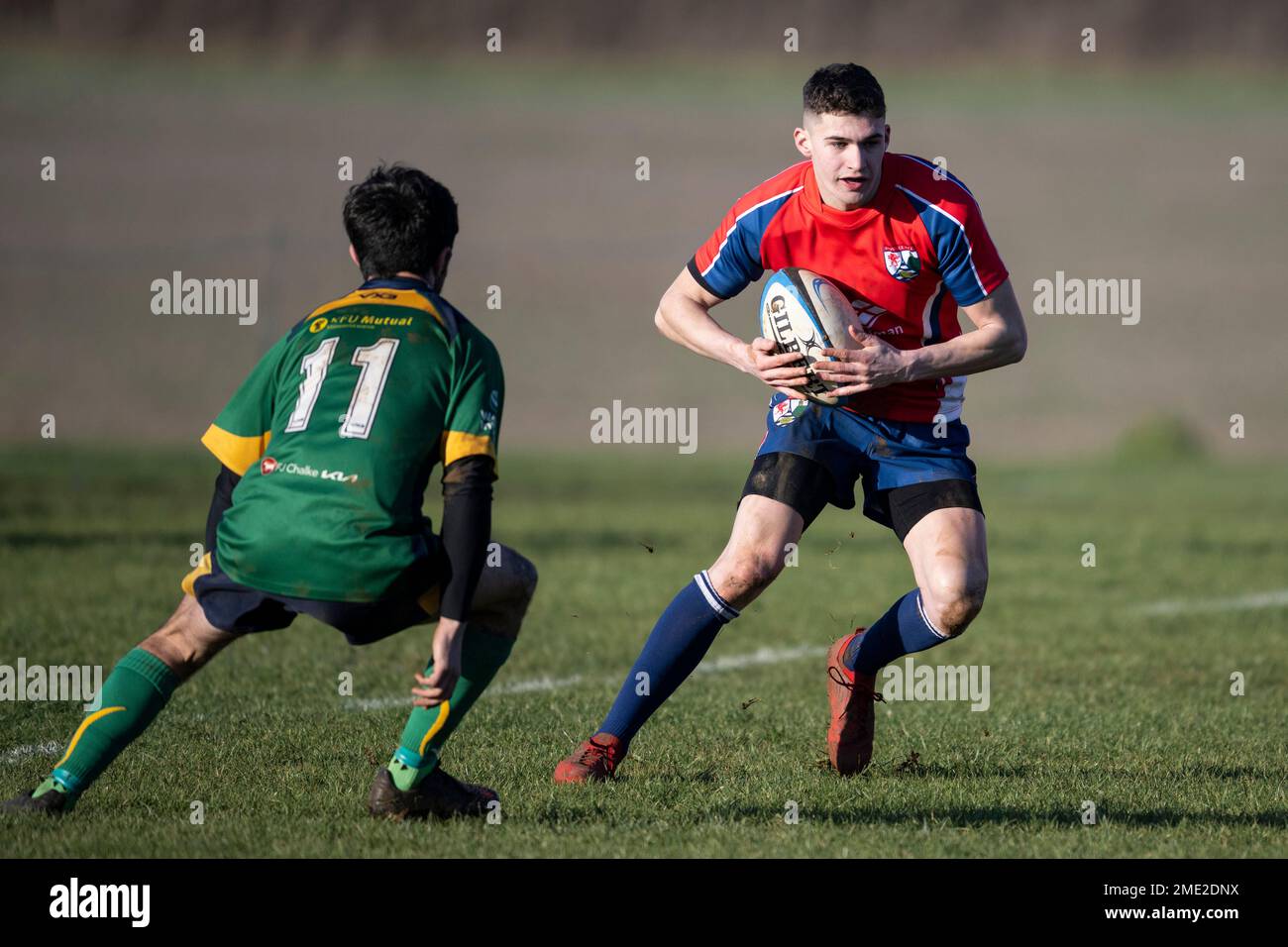 Dorset - England. Saturday, 21st, January, 2023. Avonvale player in ...