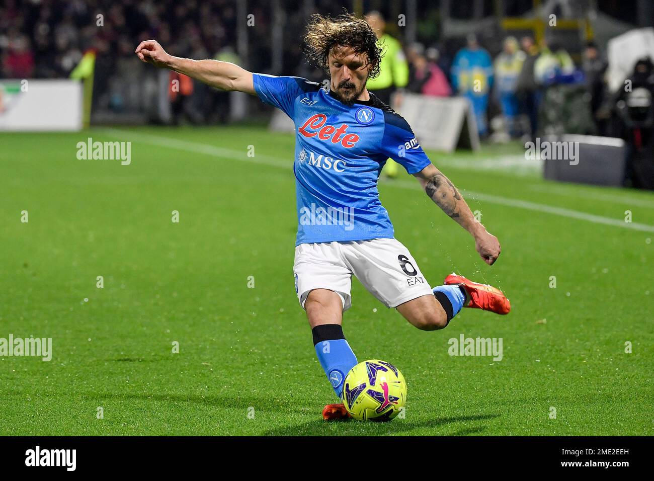 Mario Rui of SSC Napoli in action during the Serie A football match ...