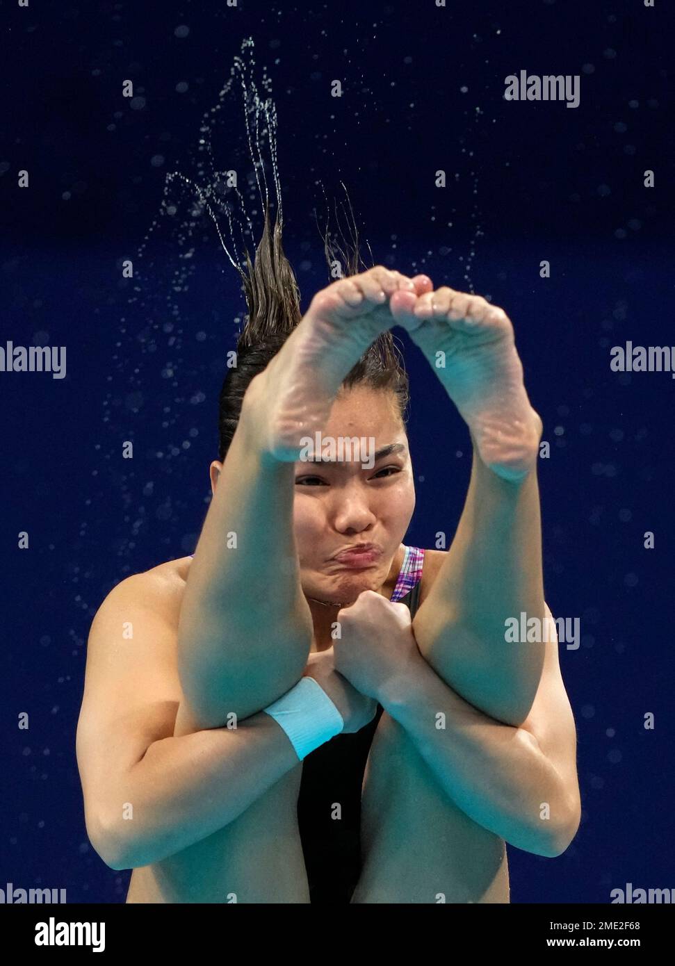 Nur Dhabitah Sabri of Malaysia competes in women's diving 3m