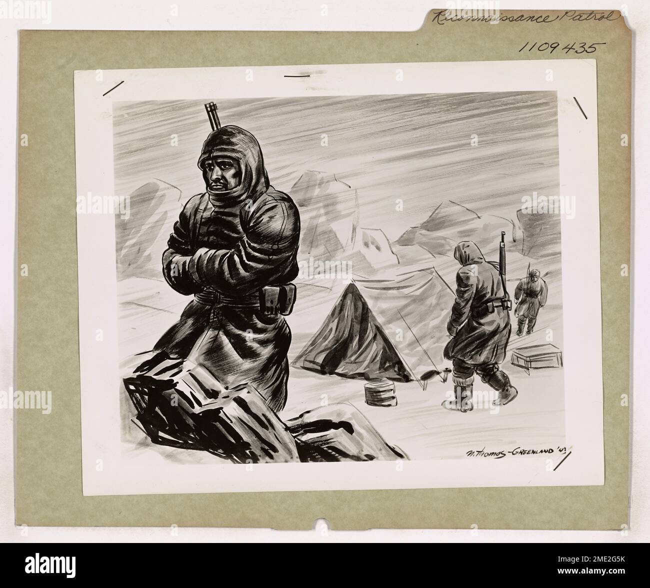 Reconnaissance Patrol. This image depicts Coast Guardsman on patrol in