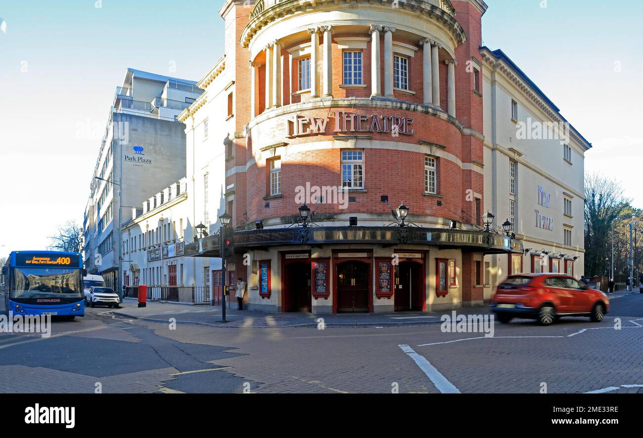 The New Theatre, Greyfriars Road, Cardiff Centre, taken January 2023