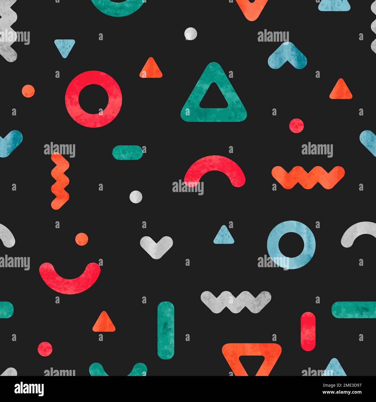 Vector abstract background with geometric shapes. Seamless pattern with ...