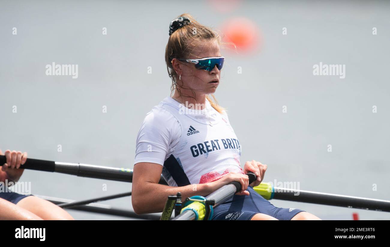 Great Britain's Rebecca Shorten trains at the 2020 Summer Olympics