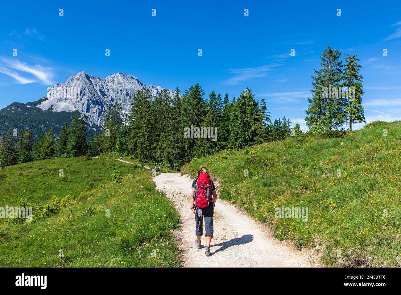 Female hiker blue mountains hi-res stock photography and images - Alamy