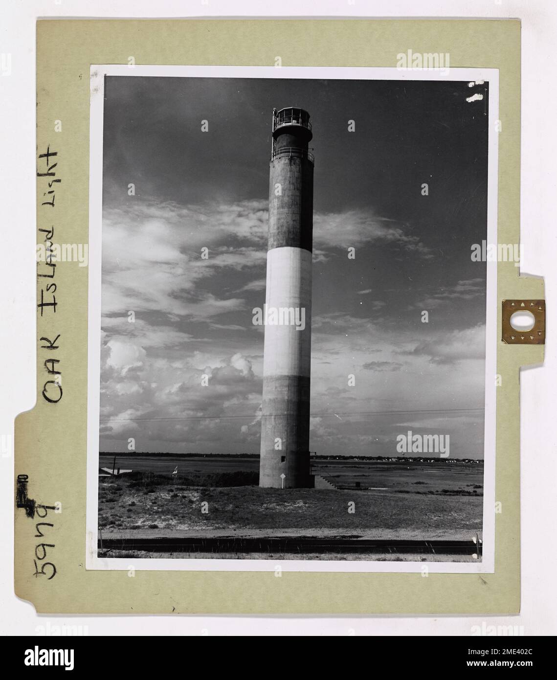 Oak Island Light, North Carolina. This item consists of a photograph of