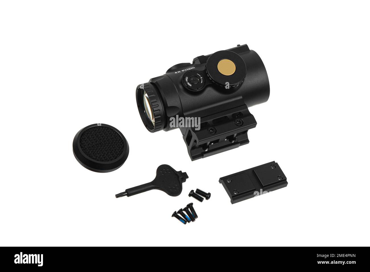 Modern optical collimator sight. Aiming device for shooting at short ...