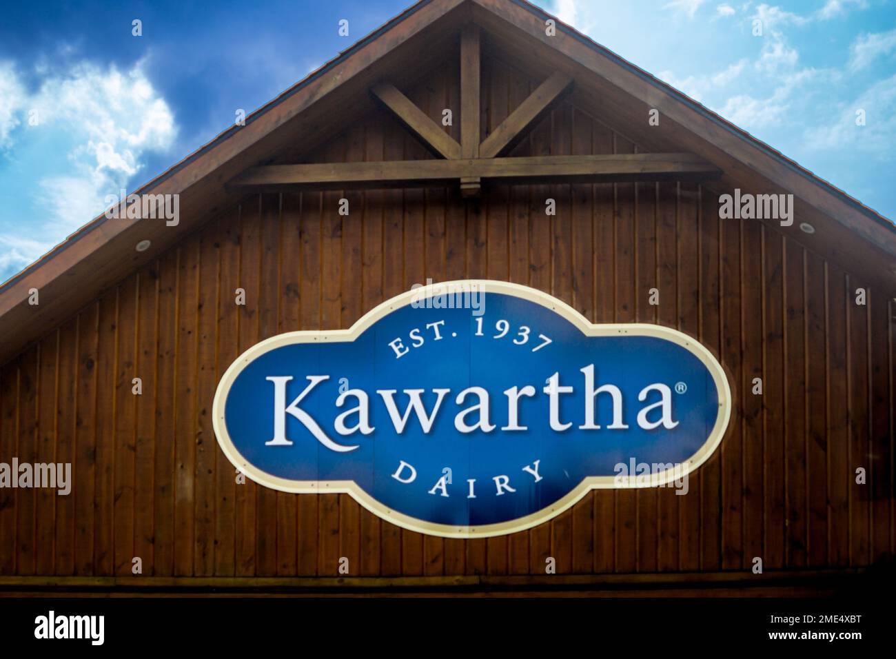 Huntsville, Ontario, Canada, August 2021 Kawartha Dairy ice cream