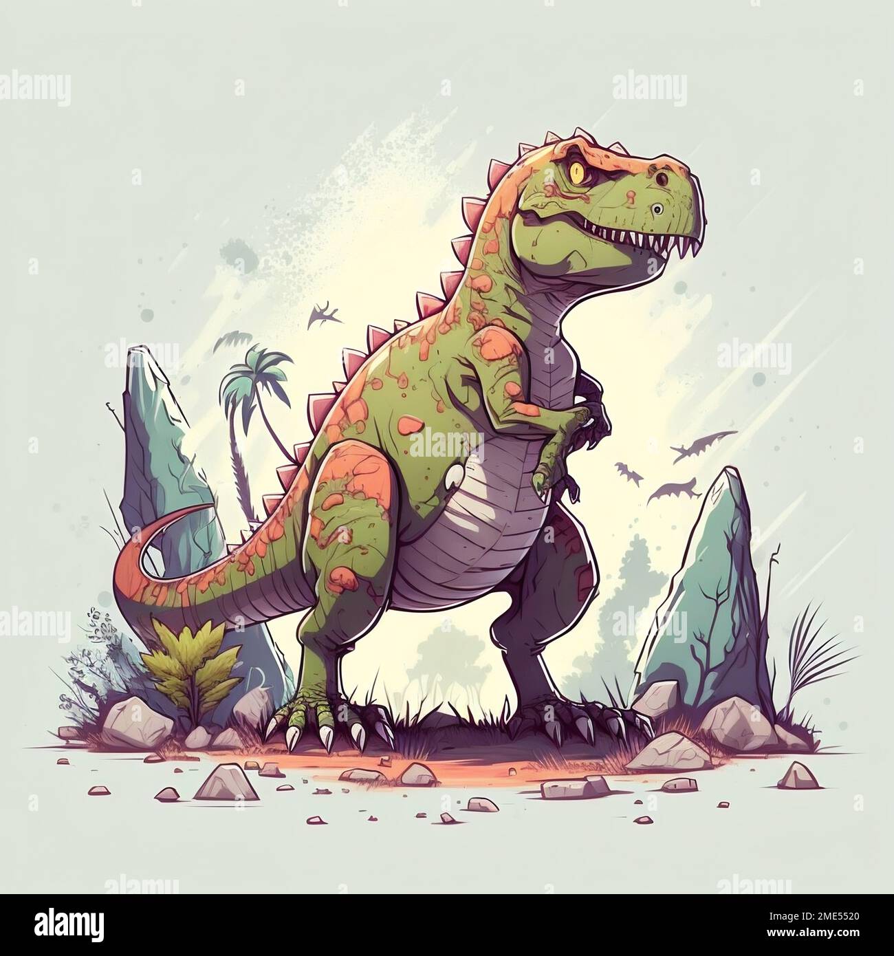 Dinosaur cartoon hi-res stock photography and images - Page 3 - Alamy