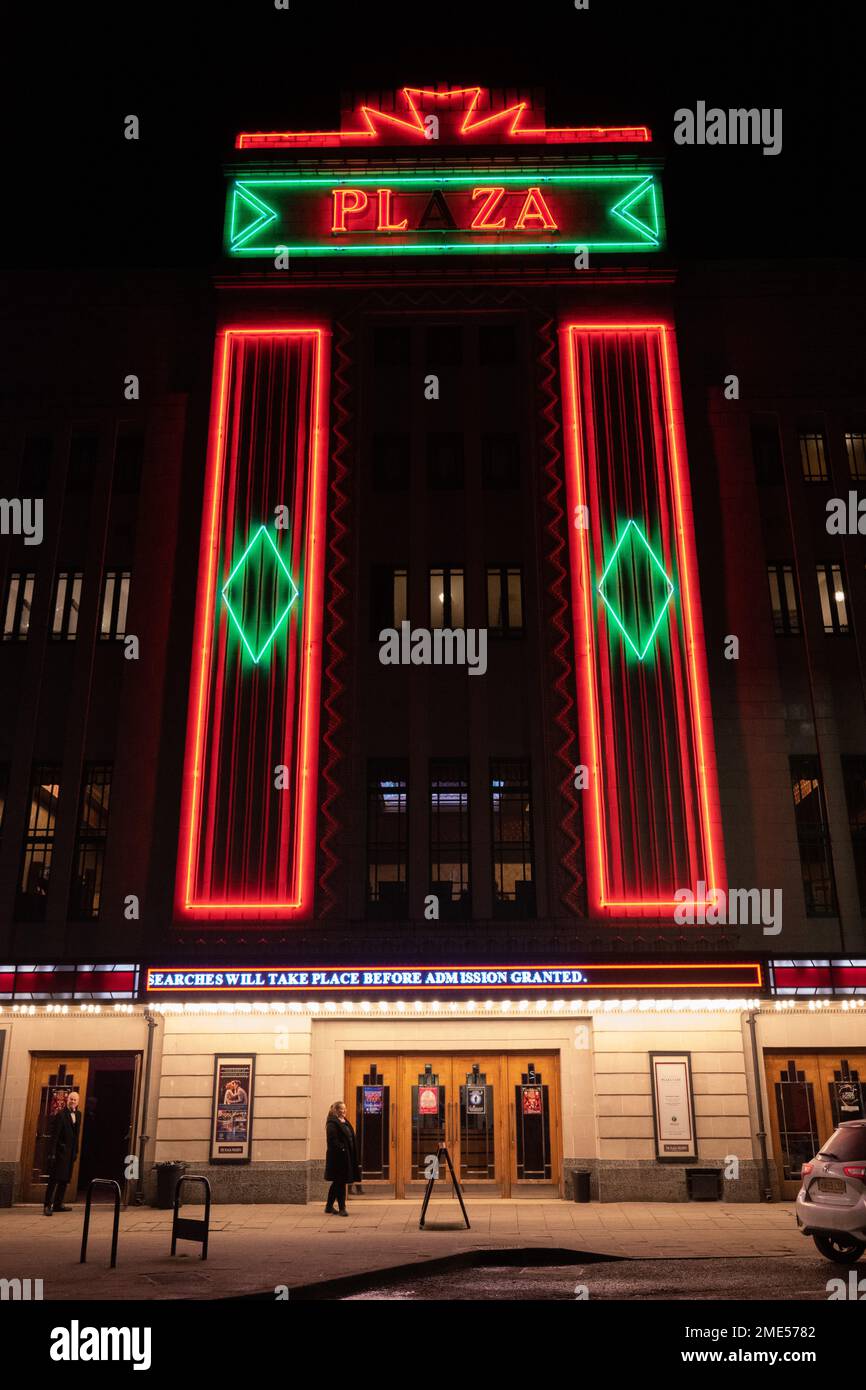 Stockport Plaza cinema and theatre built 1932. Art Deco restored and