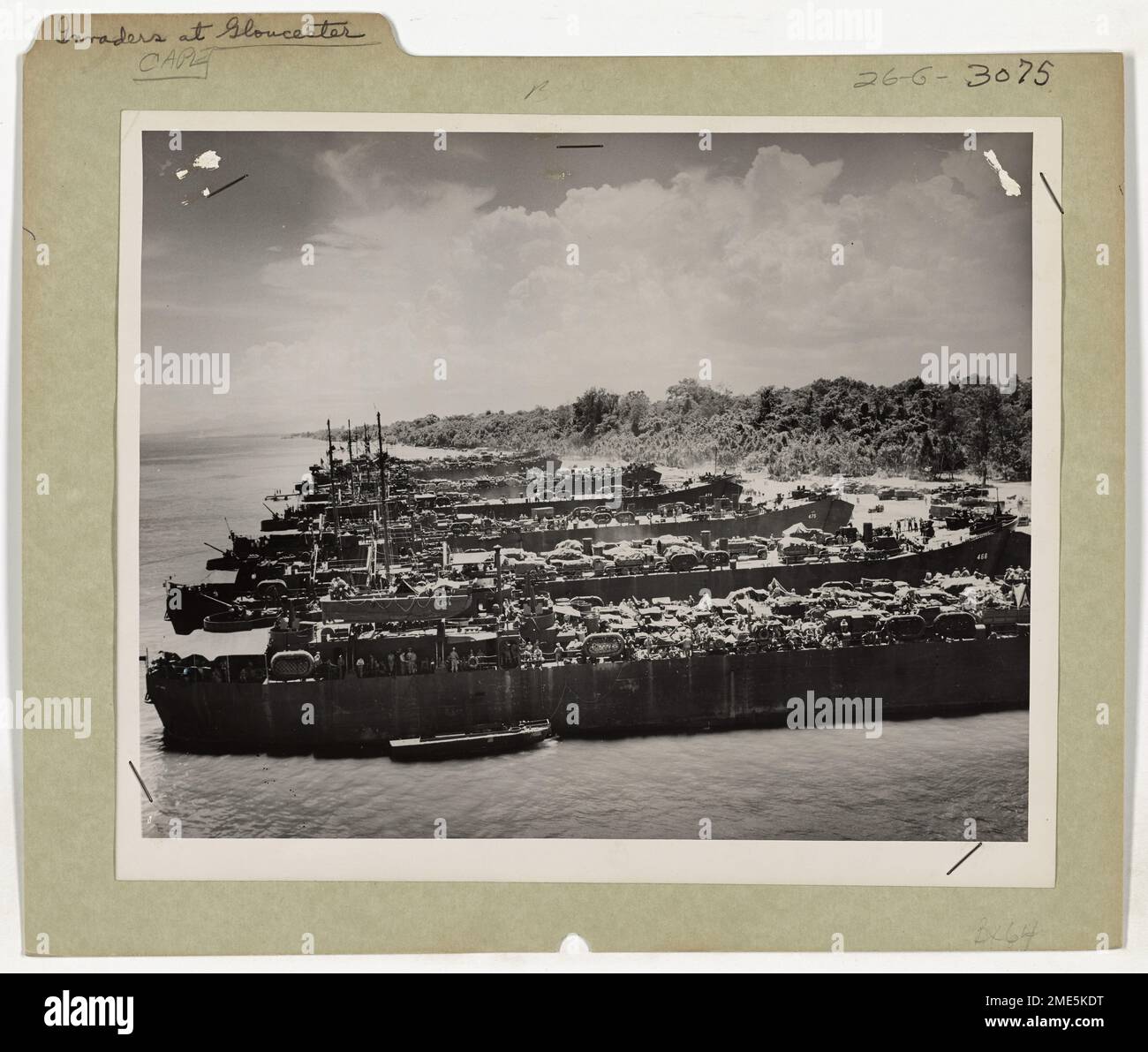 American Invaders at Cape Gloucester. U.S. Coast Guard and Navy manned ...