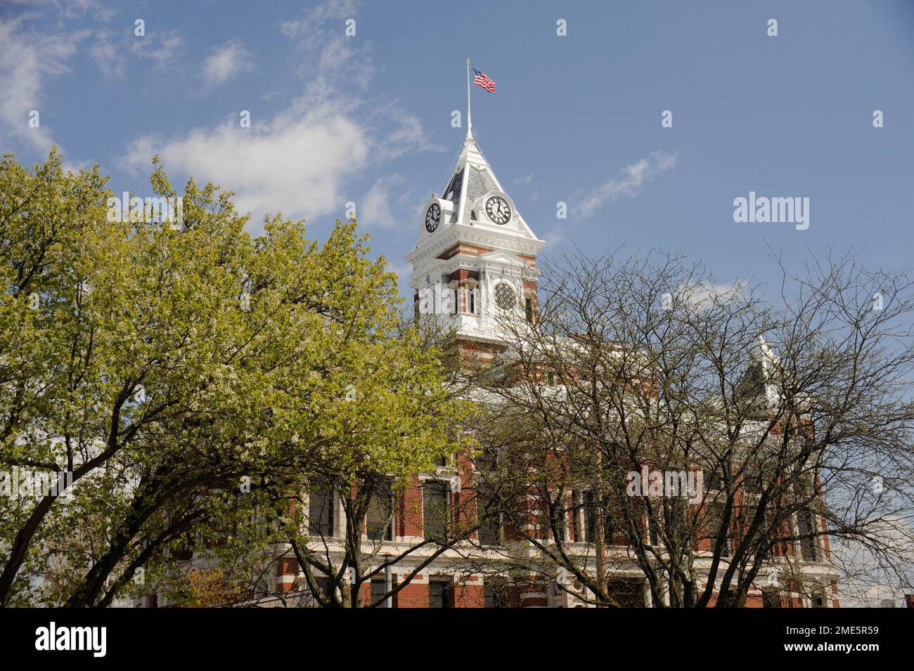 Courthouse in Johnson County, Franklin, Indiana Stock Photo Alamy