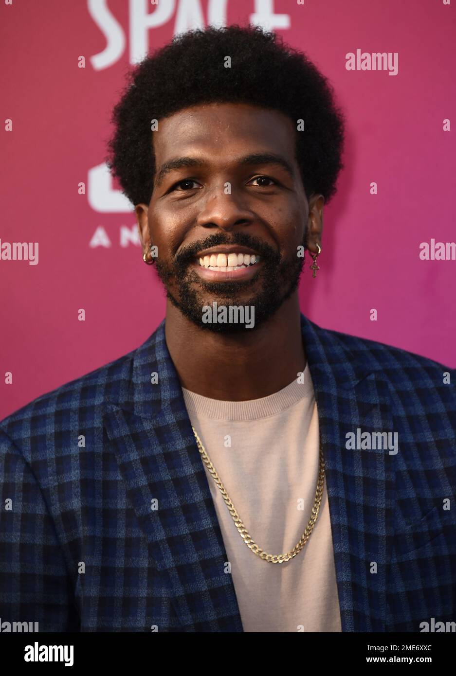 Khris Davis arrives at the world premiere of "Space Jam A New Legacy