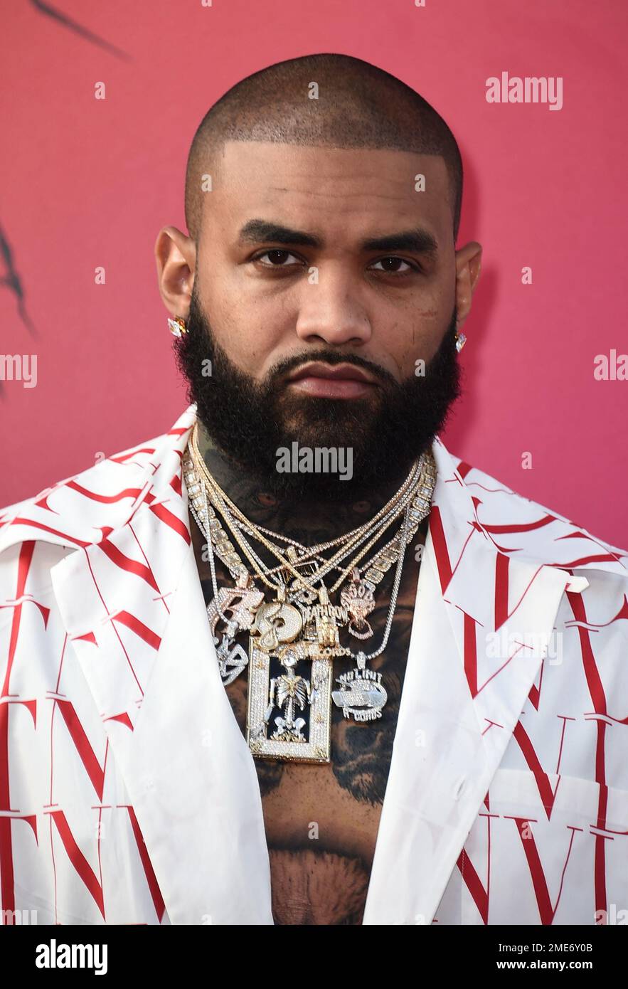Joyner Lucas arrives at the world premiere of "Space Jam A New Legacy