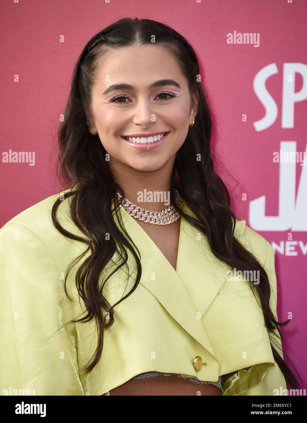 Sky Katz arrives at the world premiere of "Space Jam A New Legacy" on Monday, July 12, 2021, at