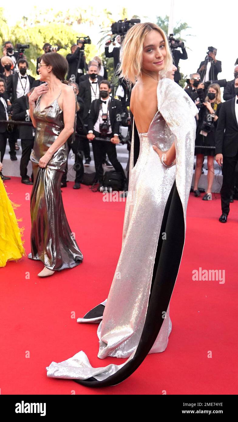 Denise Tantucci poses for photographers upon arrival at the premiere of