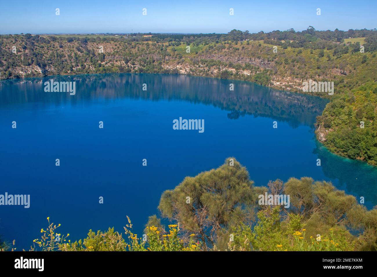 Blue Lake, Mount Gambier Stock Photo Alamy