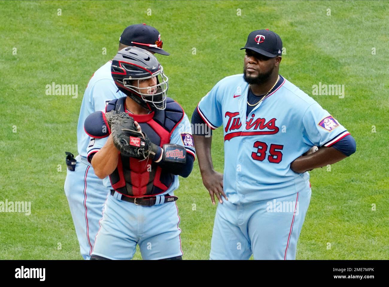 This is a 2021 photo of Tzu-Wei Lin of the Minnesota Twins baseball team.  This image reflects the Minnesota Twins active roster as of Friday, Feb.  26, 2021 when this image was