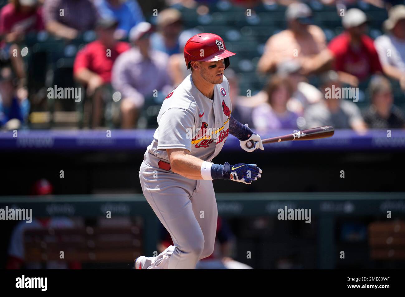 St. Louis Cardinals catcher Andrew Knizner (7) in the second